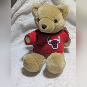 Chicago Bulls Teddy Bear Plush 10” NBA Official Licensed Vintage Stuffed Animal